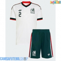 Camisa de time de futebol México Jorge Sanchez #2 Replicas 2º Equipamento Infantil Mundo 2026 Manga Curta (+ Calças curtas)